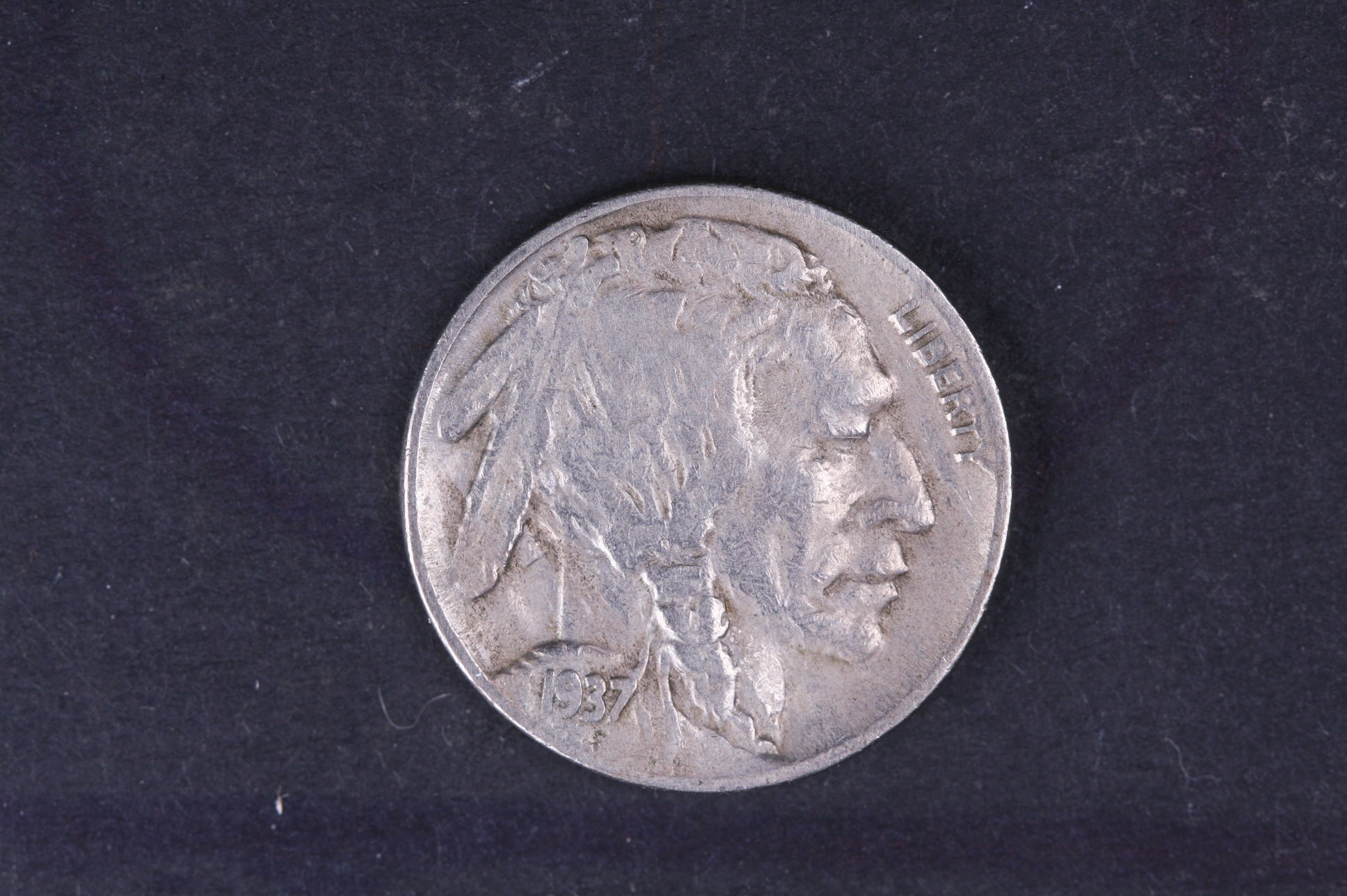 1937-D Buffalo Nickel. "3-Leg", Collectible Mint Error. Store #10482