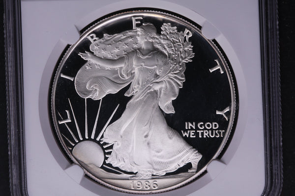 1986-S Silver Eagle $1. NGC PF69 Ultra Cameo.  Store #03463