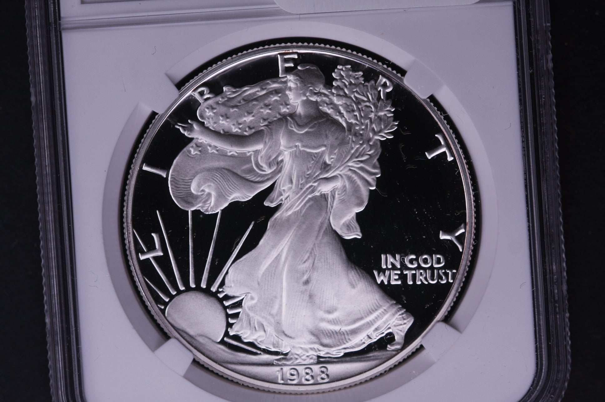 1988-S Proof American Silver Eagle $1. NGC PF-69., Store SALE #AE0018