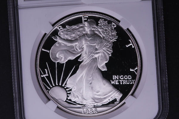 1988-S Silver Eagle $1. NGC PF-69 Ultra Cameo.  Store #03476