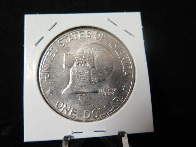 1976 Eisenhower Dollar, Type 2. UN-Circulated, Removed From a U.S. Mint Set.