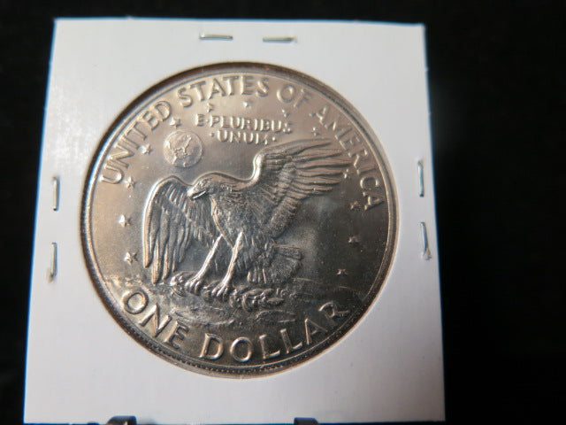 1977-D Eisenhower Dollar. UN-Circulated, Removed From a U.S. Mint Set.
