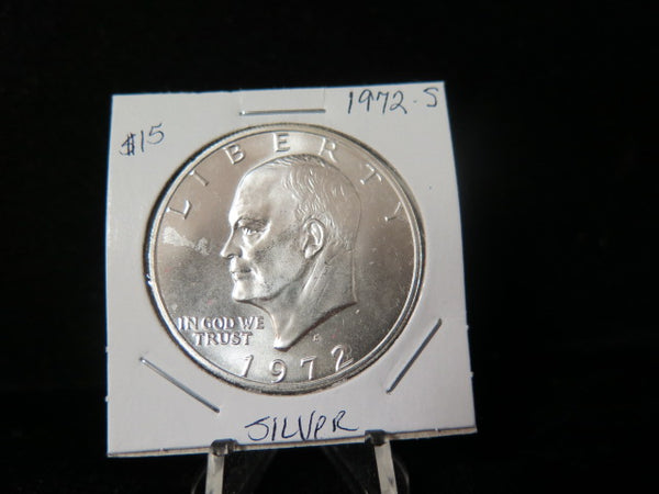 1972-S Eisenhower Dollar, Silver. Un-Circulated Condition.