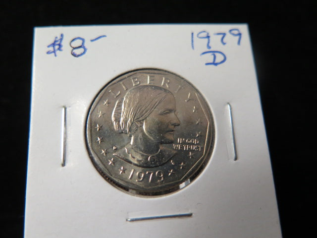 1979-D Susan B. Anthony Dollar. Un-Circulated Coin.