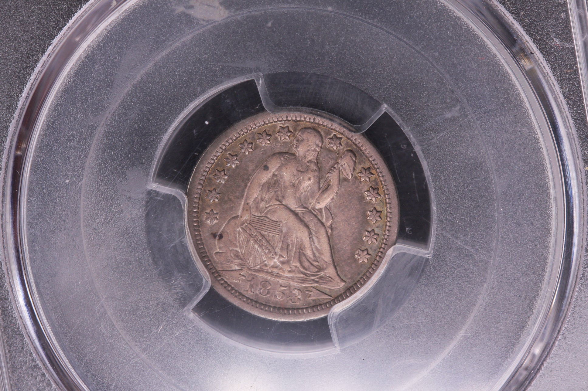 1853-O Seated Liberty Dime, PCGS VF-30. Coin Store #05542