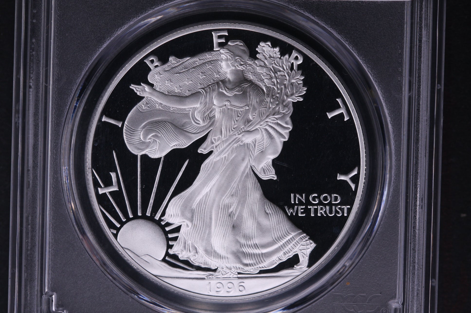 1996-P Silver Eagle $1. PCGS Graded PR-70 DCAM. Store #AE0049