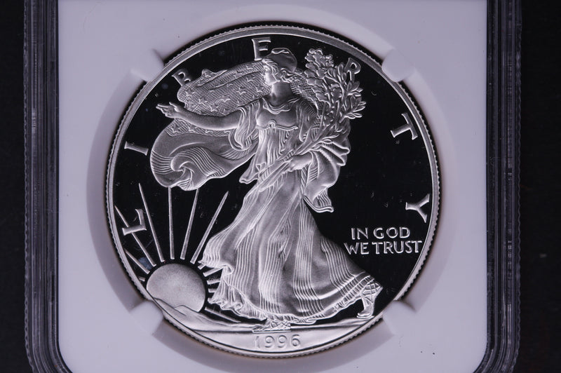 1996-P Silver Eagle $1. NGC Graded PF-69 Ultra Cameo. Store