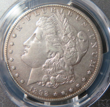1892-S Morgan Silver Dollar, PCGS XF 45. Circulated Coin, Store #DR0586.
