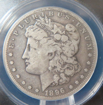 1896-S Morgan Silver Dollar, ANACS VG10, Circulated Coin, Store #DR0608.