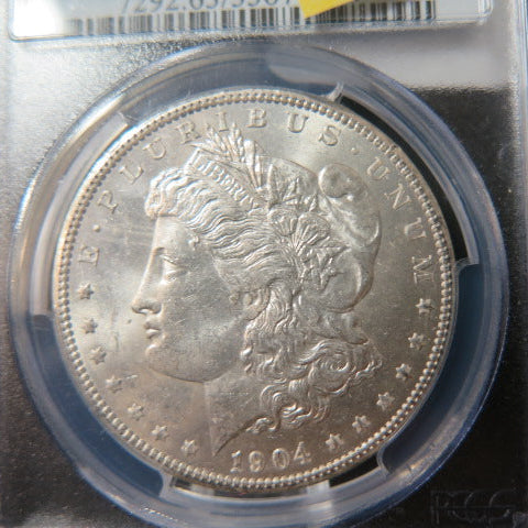 1904-O Morgan Silver Dollar, PCGS MS63, Uncirculated Coin. Store #DR0624.