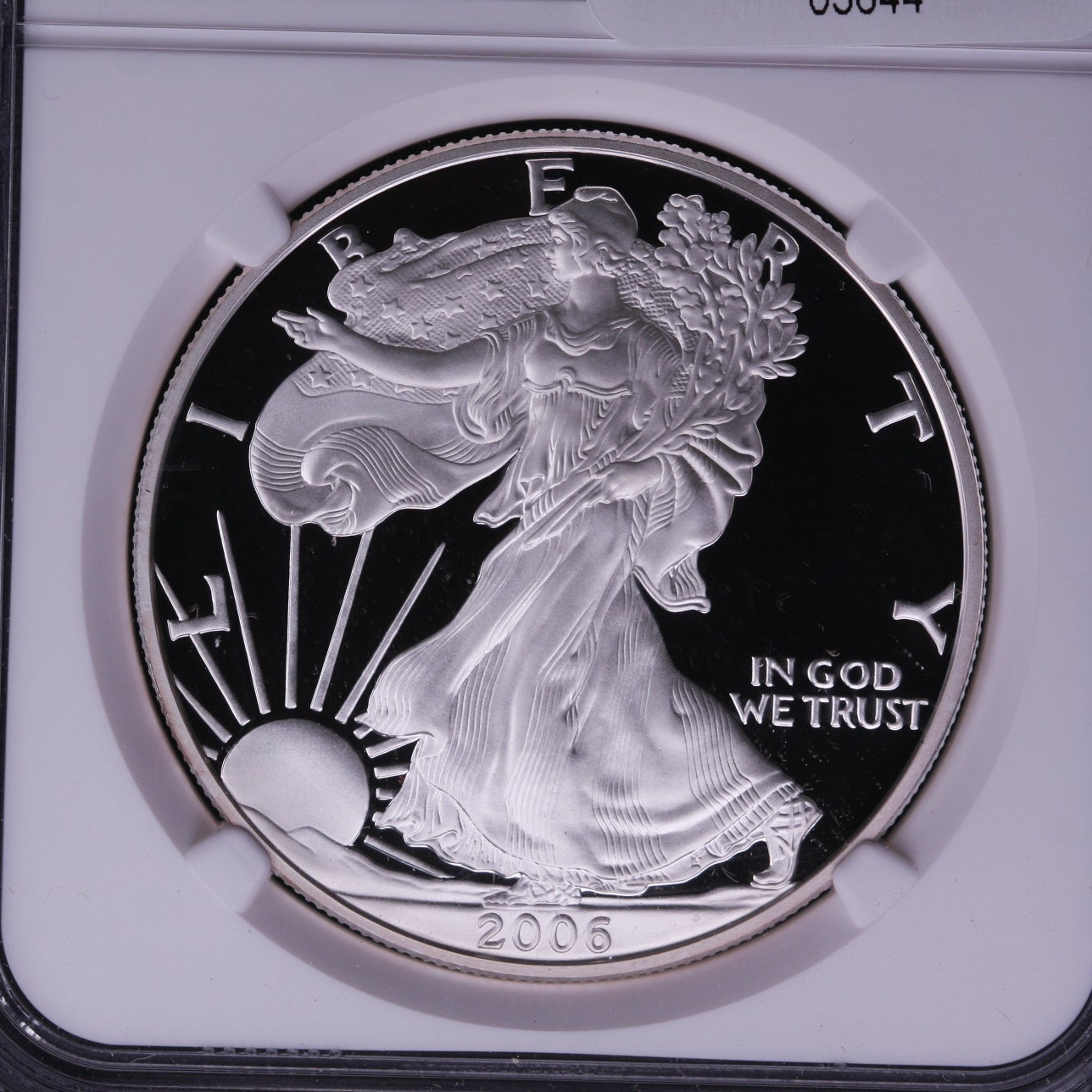 2006-W Silver Eagle $1. NGC Graded PF-69 Ultra Cameo. Store #AE0093