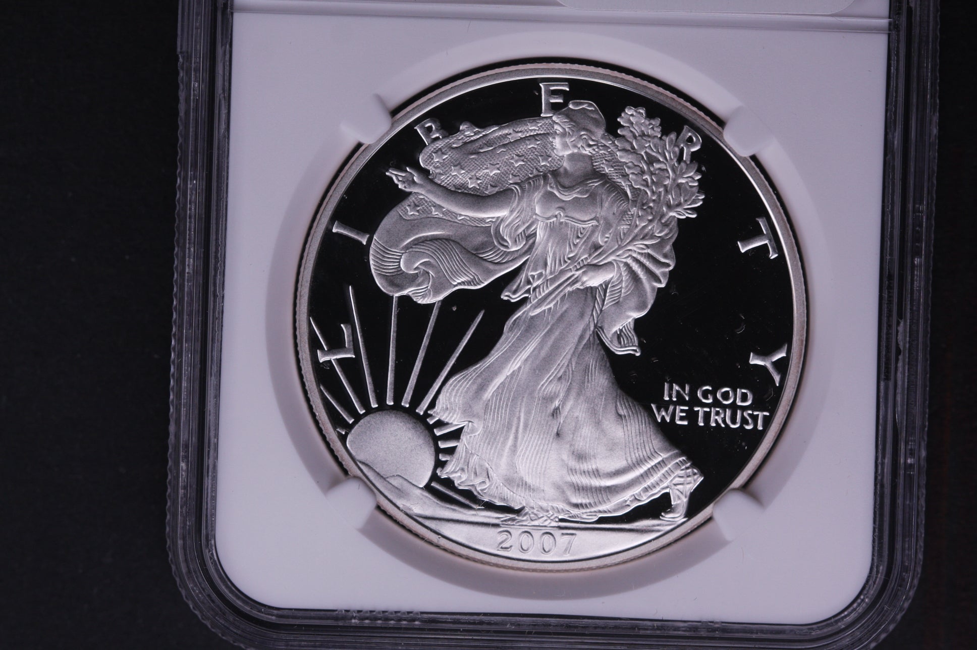 2007-W Proof American Silver Eagle. NGC PF-70 Ultra Cameo. Store #AE0101