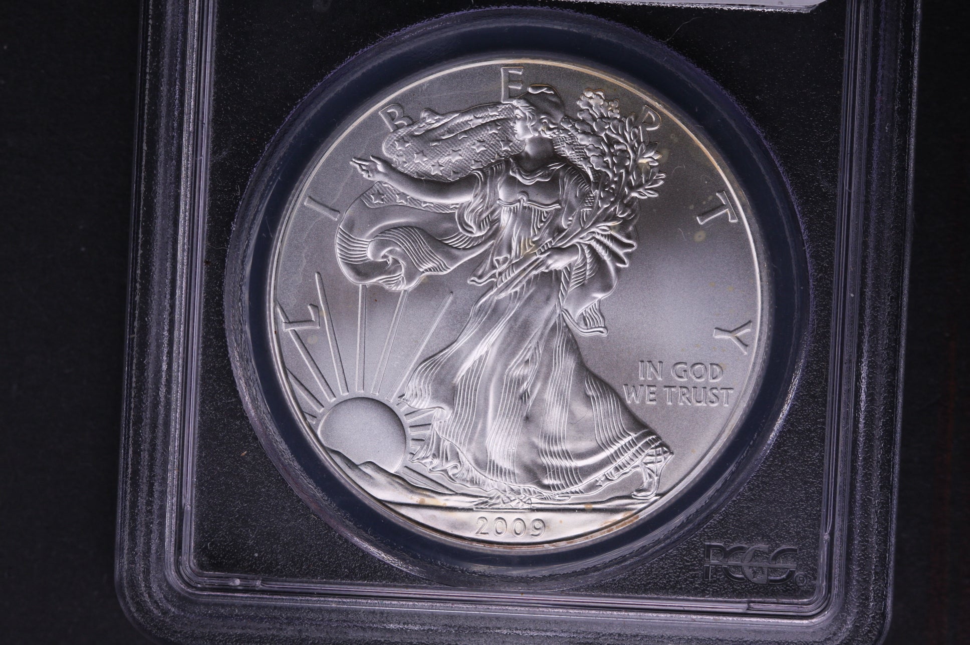 2009 Silver Eagle $1. PCGS Graded MS-69 B.U. Strike. Store #AE0117