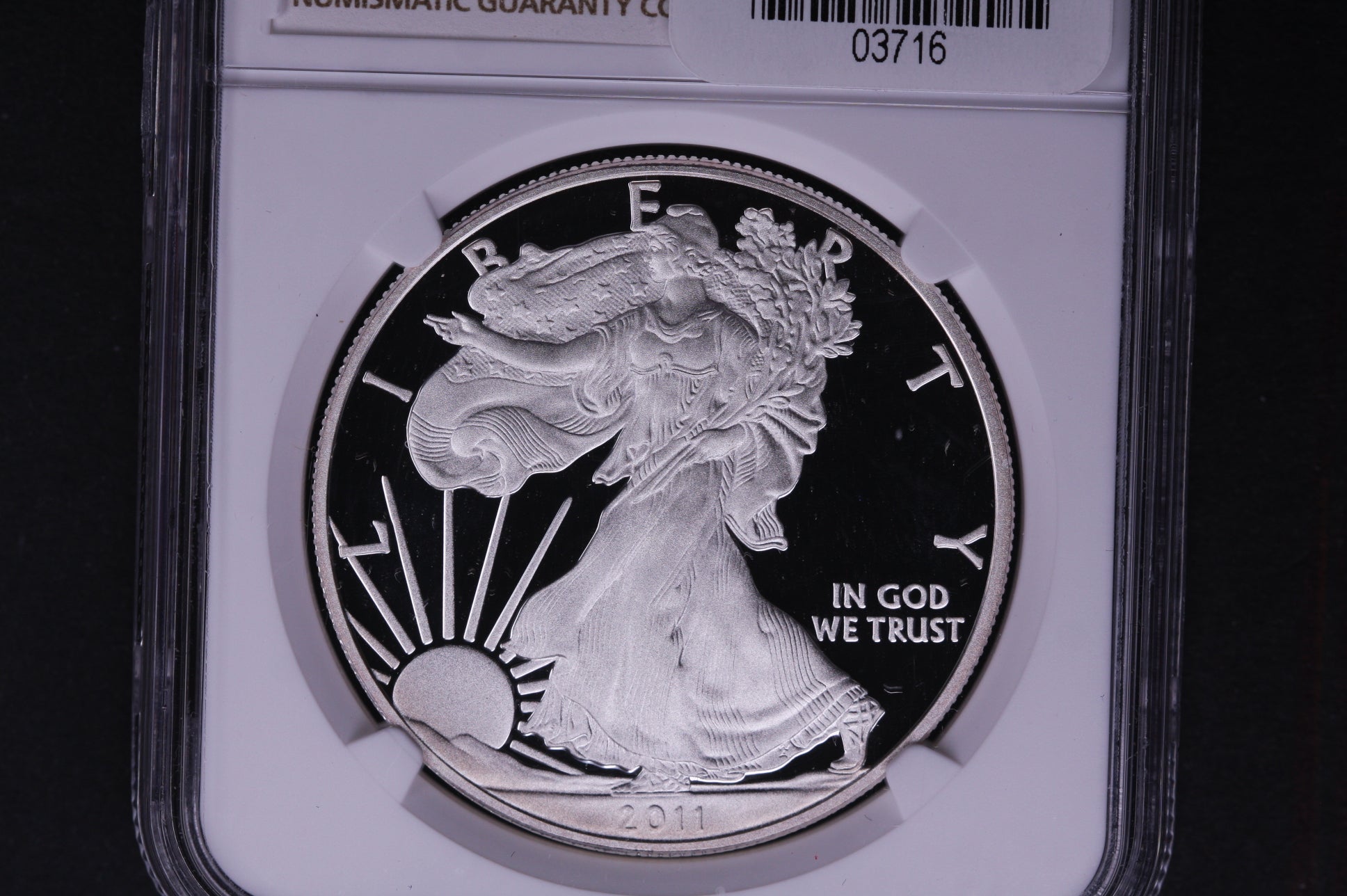 2011-W Silver Eagle., NGC Graded PF-70, 25th Anniversary. Store #AE0127
