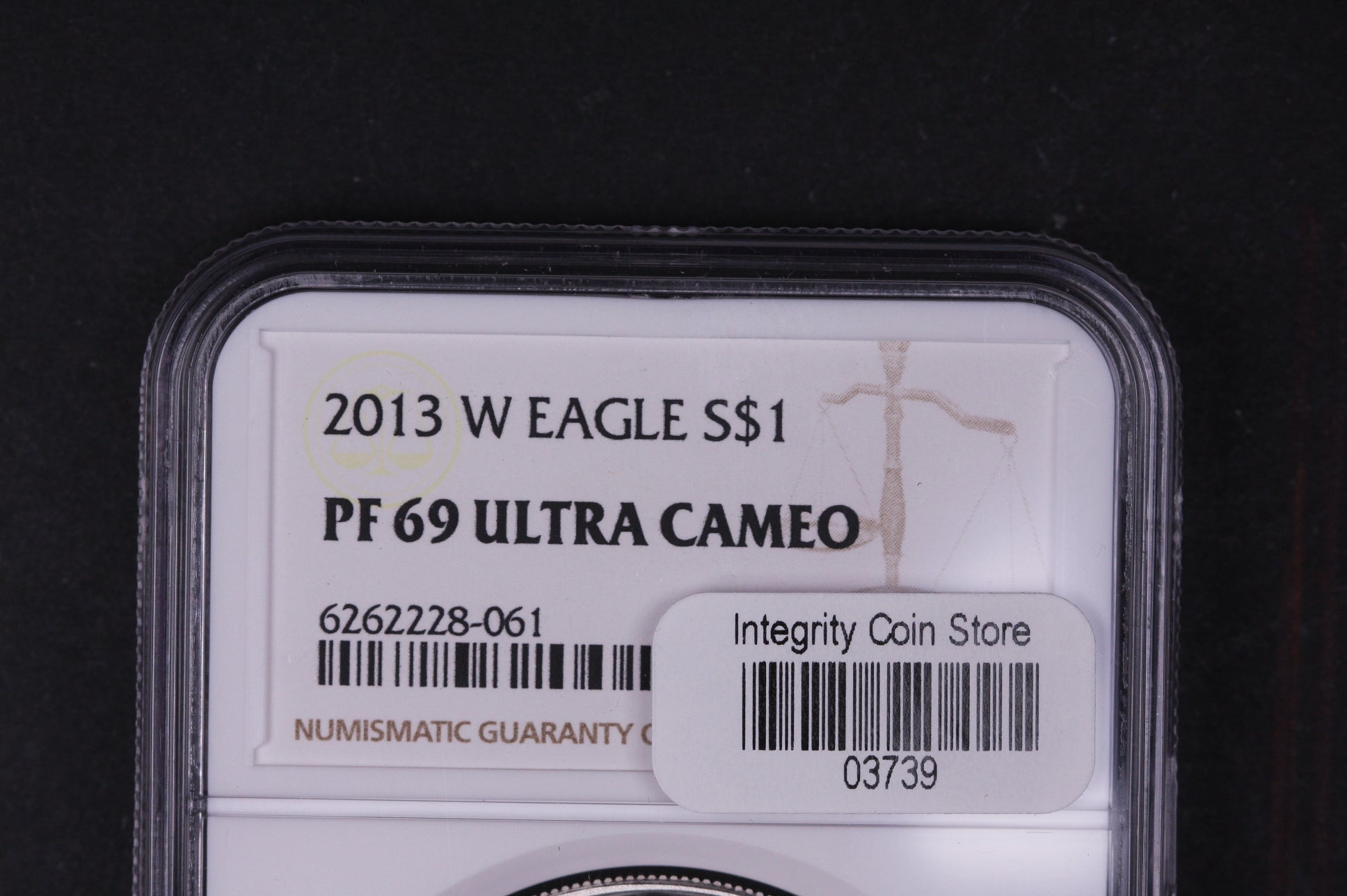 2013-W Silver Eagle $1. NGC Graded PF-69 Ultra Cameo, Store #03739