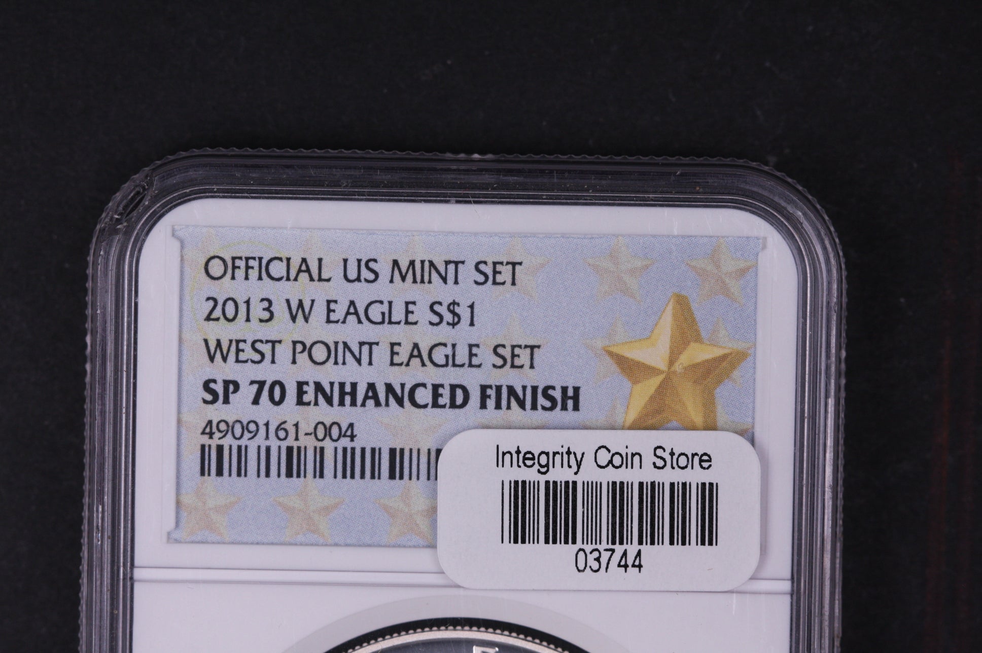 2013-W Silver Eagle $1. NGC Graded SP-70 Enhanced Finish, Store #03744