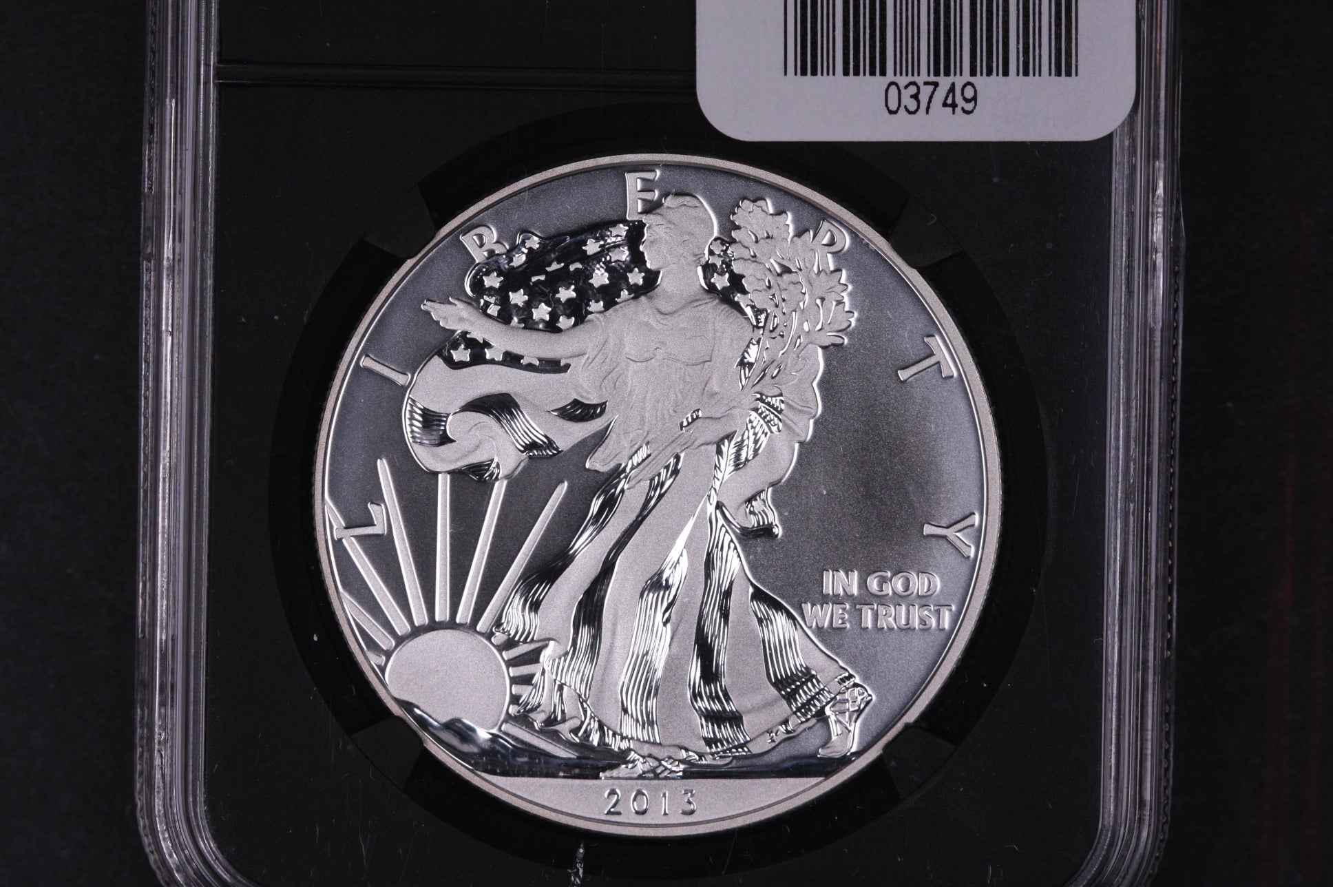 2013-W Silver Eagle $1. NGC Graded SP-70 Enhanced Finish, Store #03749