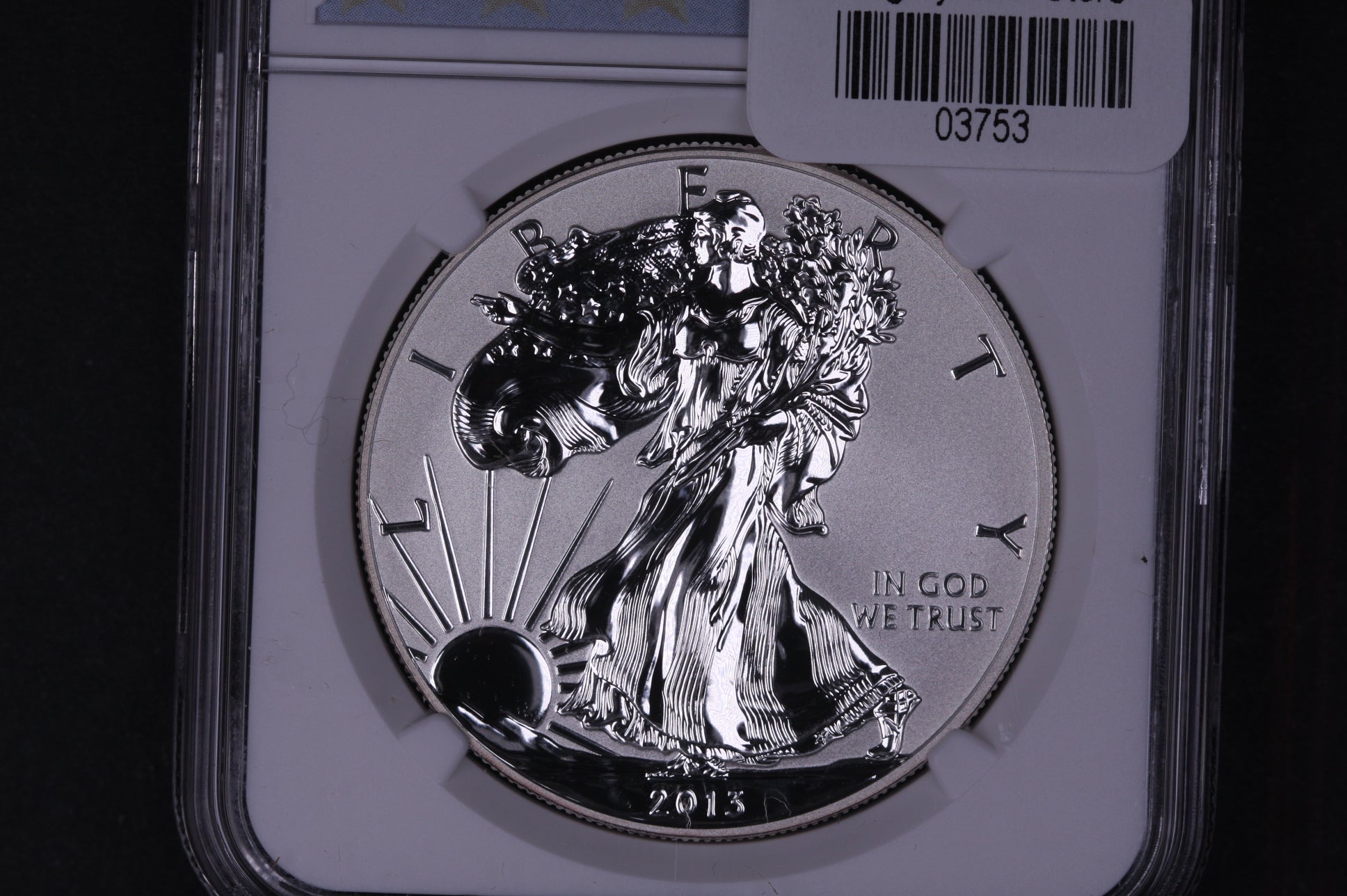 2013-W Silver Eagle $1. NGC Graded PF-69 Eagle Reverse, Store #03753