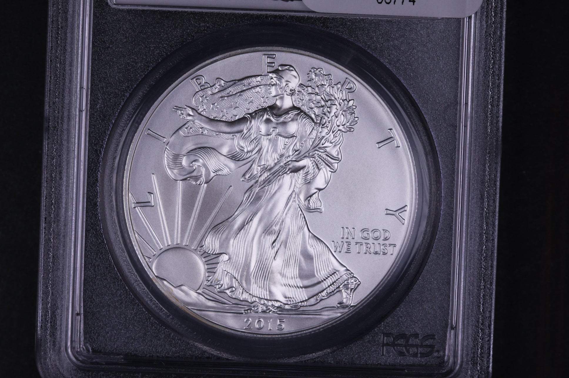 2015-W American Silver Eagle. PCGS SP-70 First Day of Issue, Store #03774