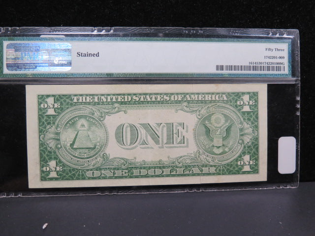 1935E $1 Silver Certificate, Fr#1614, About Un-Circulated. Store #04889