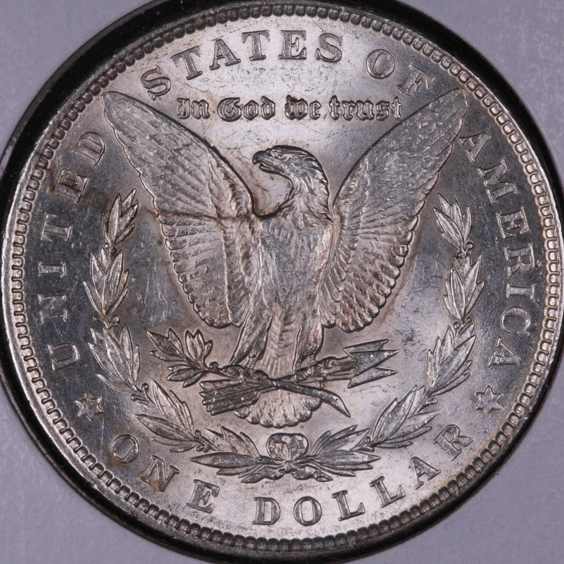 1889 Morgan Silver Dollar, Mint State Uncirculated Coin, Store #DR0320