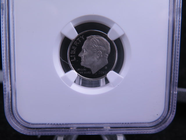 2021-S Proof Clad Roosevelt Dime, NGC PF-70. Store #10702