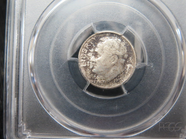 1955 Roosevelt Dime, PCGS MS65. Store #08536