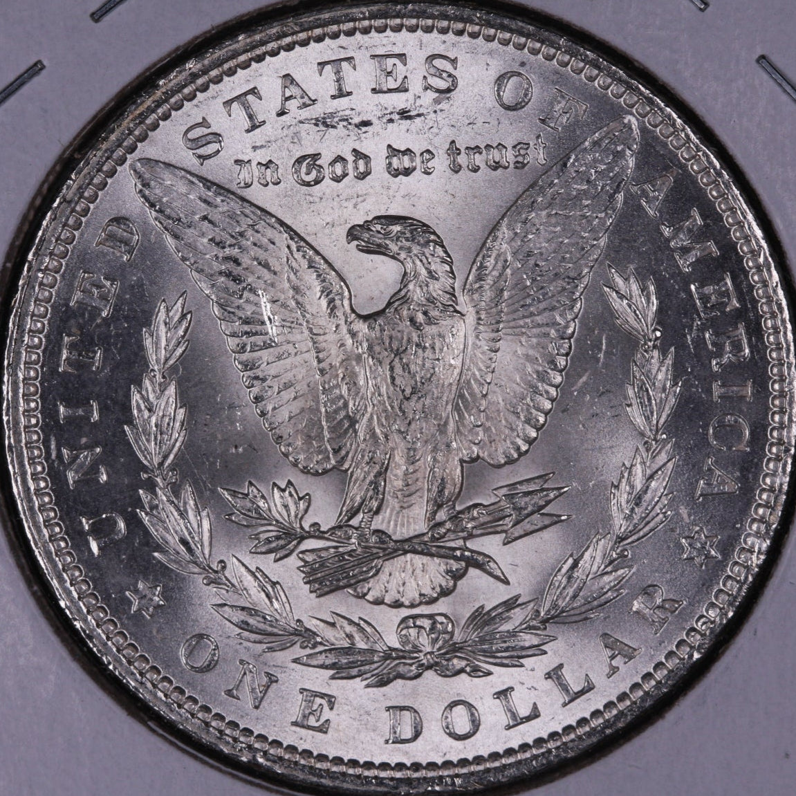 1896 Morgan Silver Dollar, Mint State Uncirculated Coin, Store #DR0083