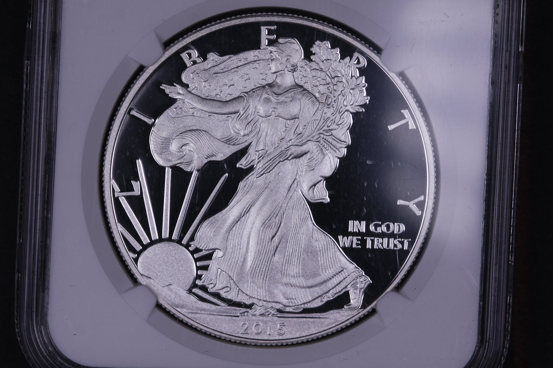 2015-W American Silver Eagle. NGC Graded PF-70 Ultra Cameo, Store #AE0145