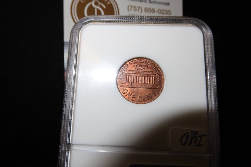 1972 Double Die Lincoln Memorial Cent, NGC Graded MS64 RB, Store