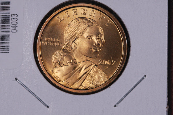 2007-P Sacagawea Dollar. Modern Dollar. Gem UN-Circulated. Store #04033
