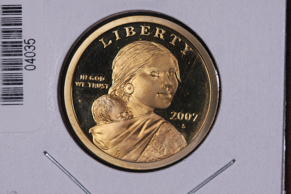 2007-S Sacagawea Dollar. Modern Dollar. Gem UN-Circulated. Store #04035