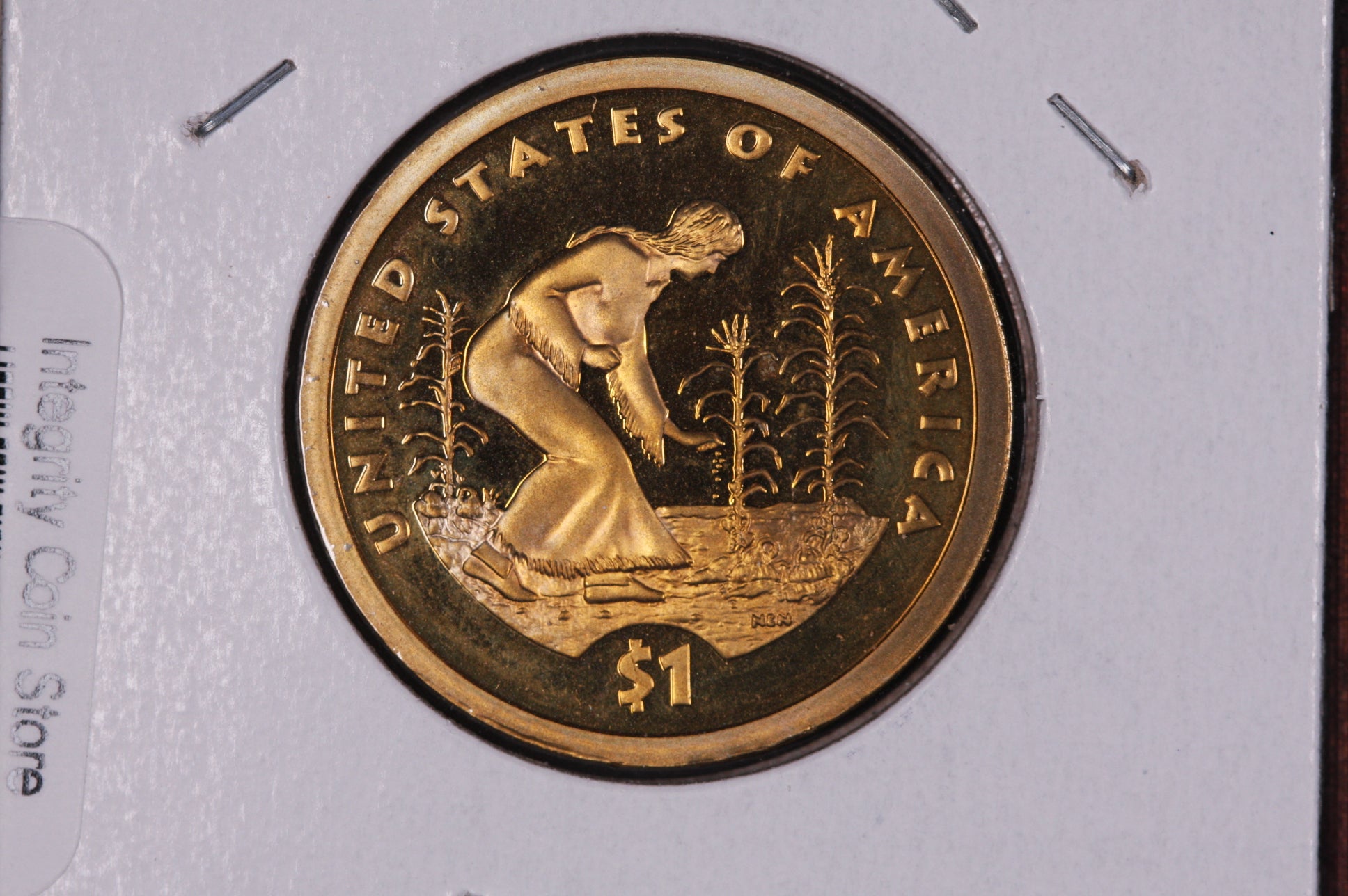 2009-S Native American Dollar. Modern Dollar. Gem UN-Circulated. Store #04041