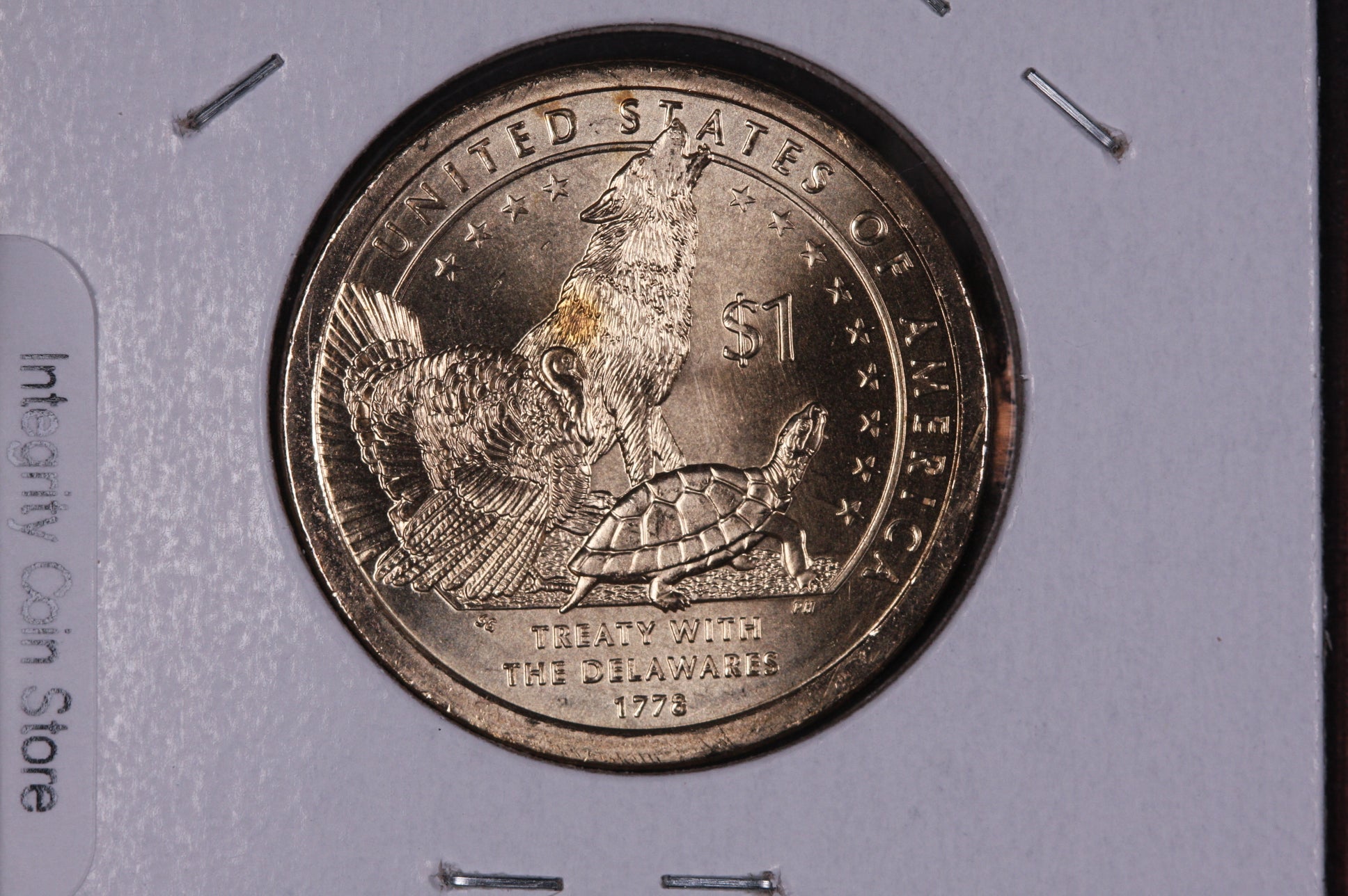 2013-P Native American Dollar. Modern Dollar. Gem UN-Circulated. Store #04051