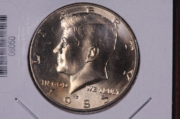 1985-D Kennedy Half Dollar. Modern Half. Gem UN-Circulated. Store #06050