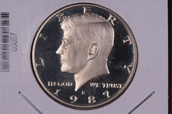 1987-S Kennedy Half Dollar. Modern Half. Gem UN-Circulated. Store #06057