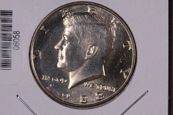 1988-P Kennedy Half Dollar. Modern Half. Gem UN-Circulated. Store #06058