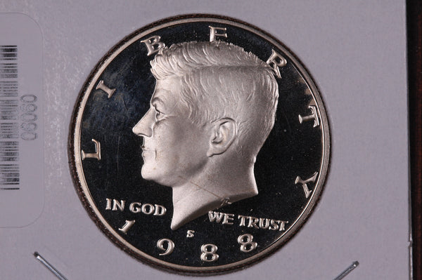 1988-S Kennedy Half Dollar. Modern Half. Gem UN-Circulated. Store #06060