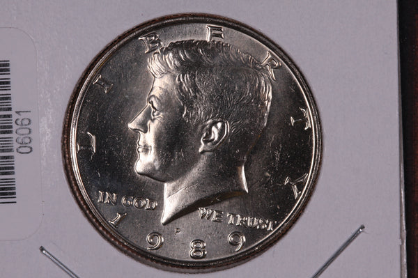1989-P Kennedy Half Dollar. Modern Half. Gem UN-Circulated. Store #06061
