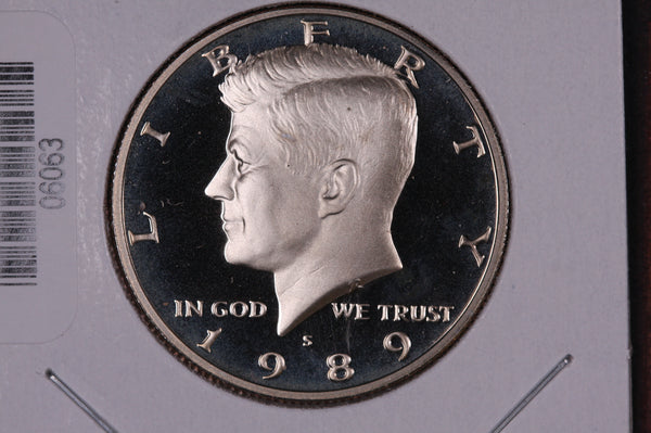 1989-S Kennedy Half Dollar. Modern Half. Gem UN-Circulated. Store #06063