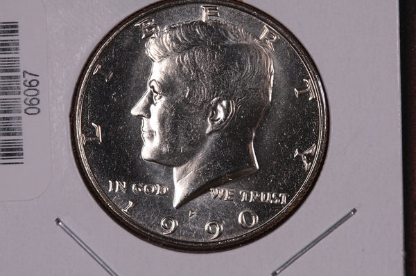 1990-P Kennedy Half Dollar. Modern Half. Gem UN-Circulated. Store #06067