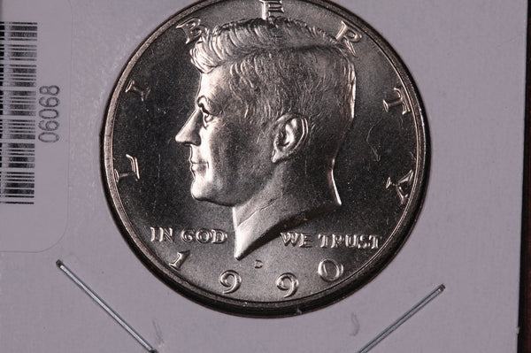 1990-D Kennedy Half Dollar. Modern Half. Gem UN-Circulated. Store #06068