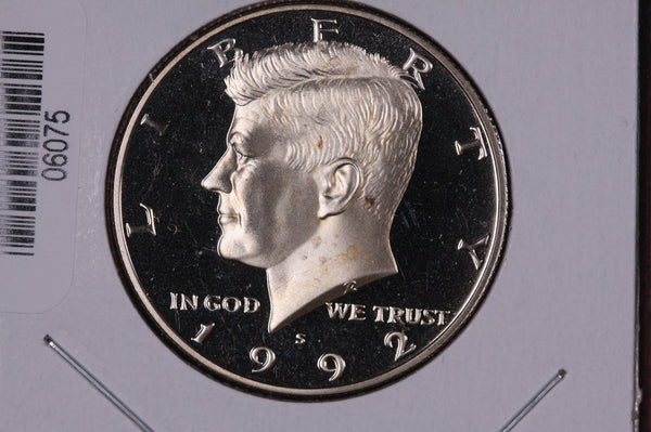 1992-S Kennedy Half Dollar. Modern Half. Gem UN-Circulated. Store #06075