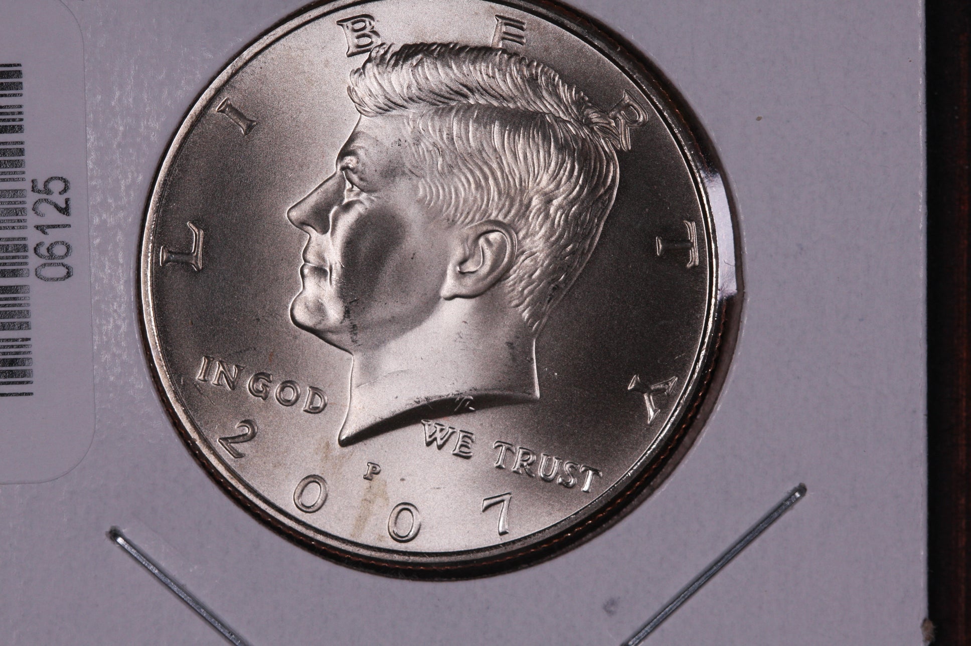 2007-P Kennedy Half Dollar. Modern Half. Gem UN-Circulated. Store #06125