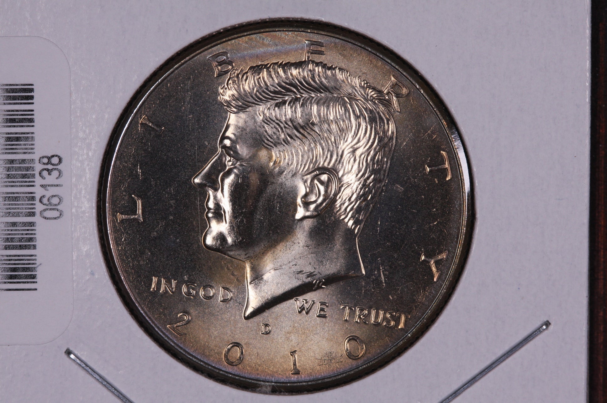 2010-D Kennedy Half Dollar. Modern Half. Gem UN-Circulated. Store #06138