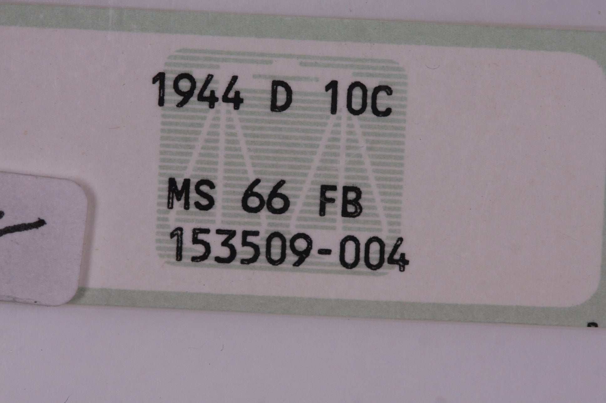 1944-D 10C Mercury Silver Dime, NGC Graded MS-66, Full Bands. Store#06197