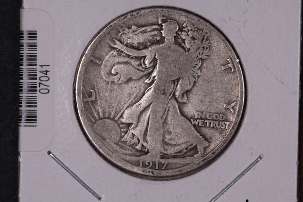 1917 Walking Liberty Half Dollar.  Circulated Condition. Store #07041