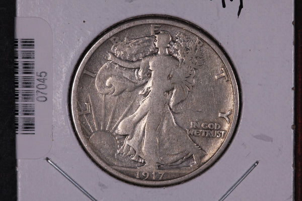 1917 Walking Liberty Half Dollar.  Circulated Condition. Store #07045