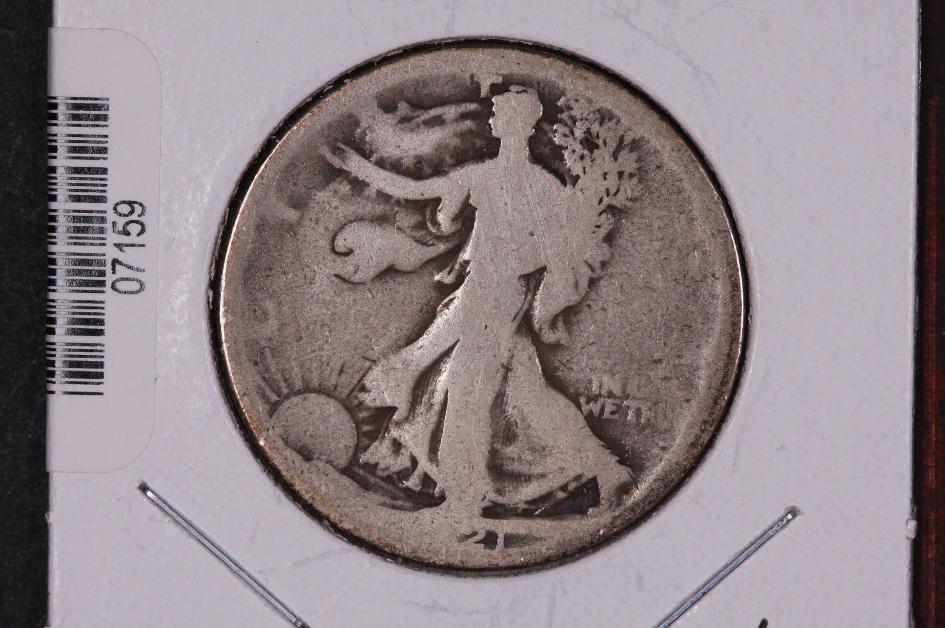 1921 Walking Liberty Half Dollar. Circulated Condition. Store #07159