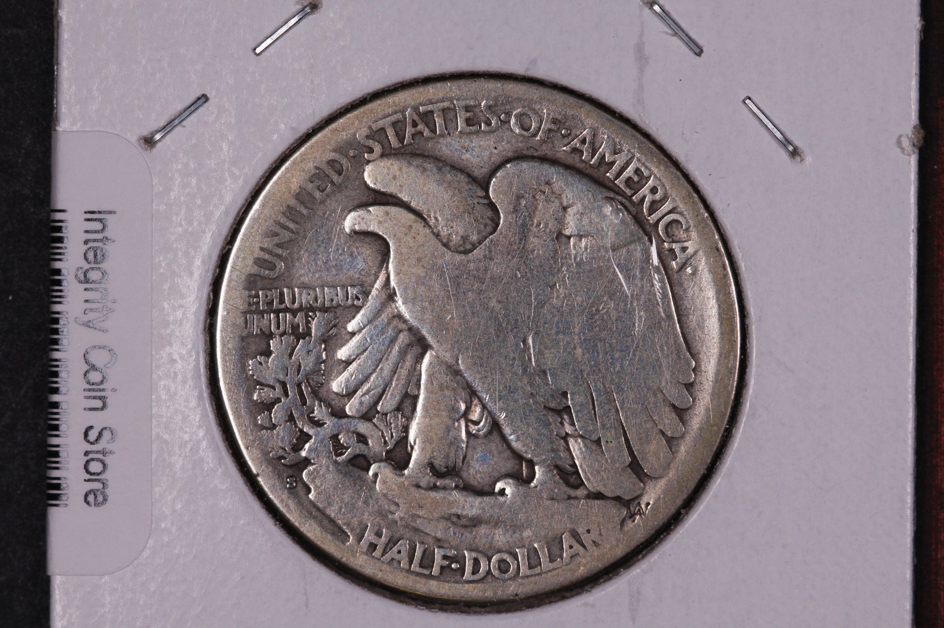 1921-S Walking Liberty Half Dollar. Circulated Condition. Store #07168